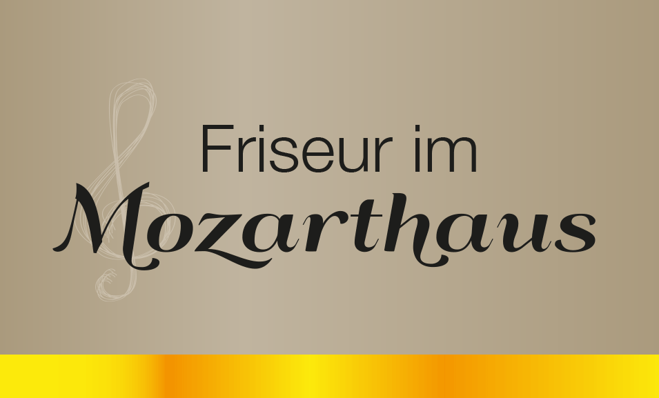 Notenschlüssel Logo Friseur im Mozarthaus
